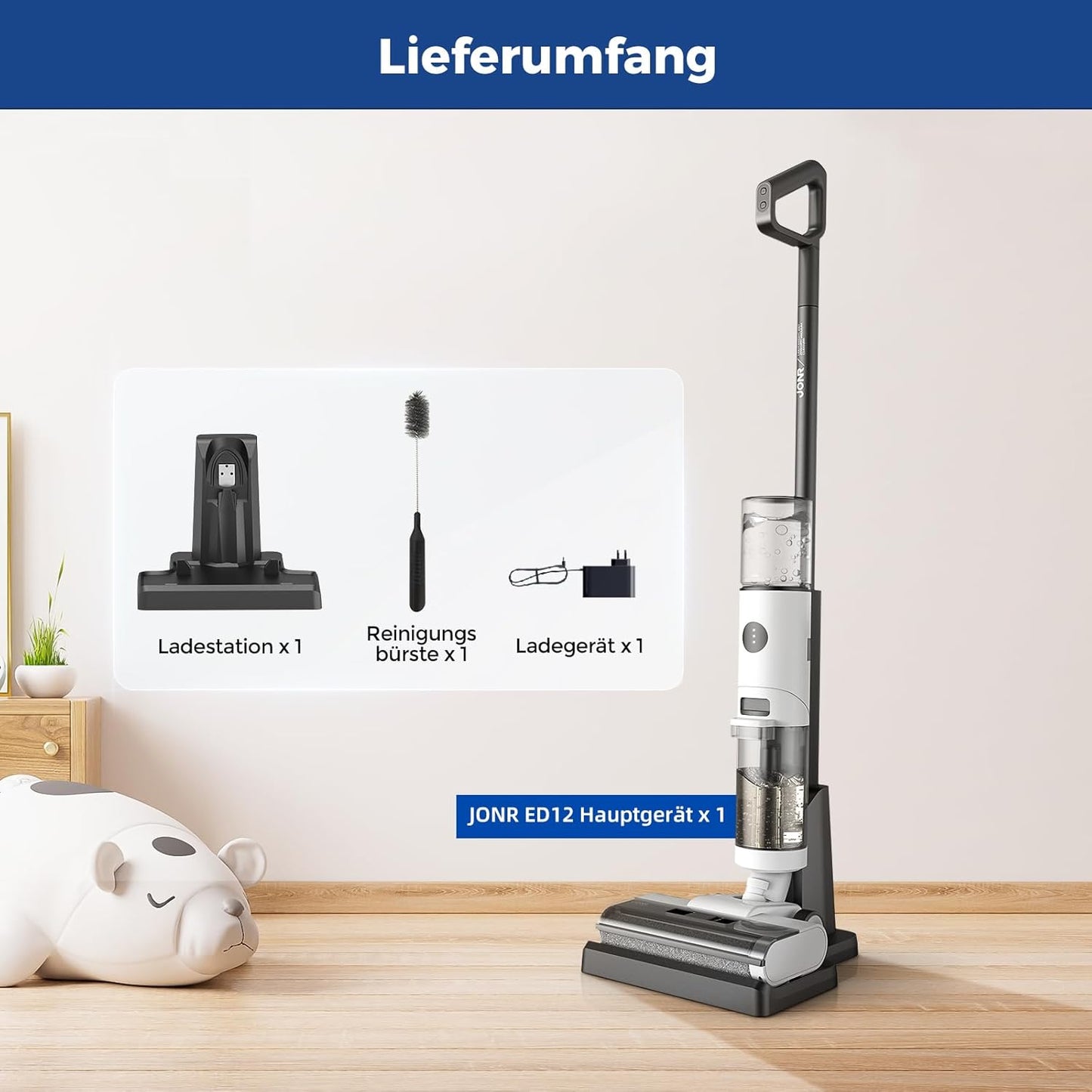 Kabelloser Saugwischer für Tierhaare