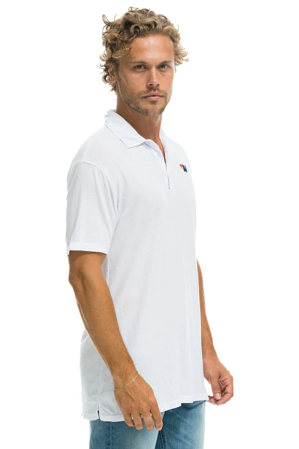 AVIATOR NATION POLO - WHITE