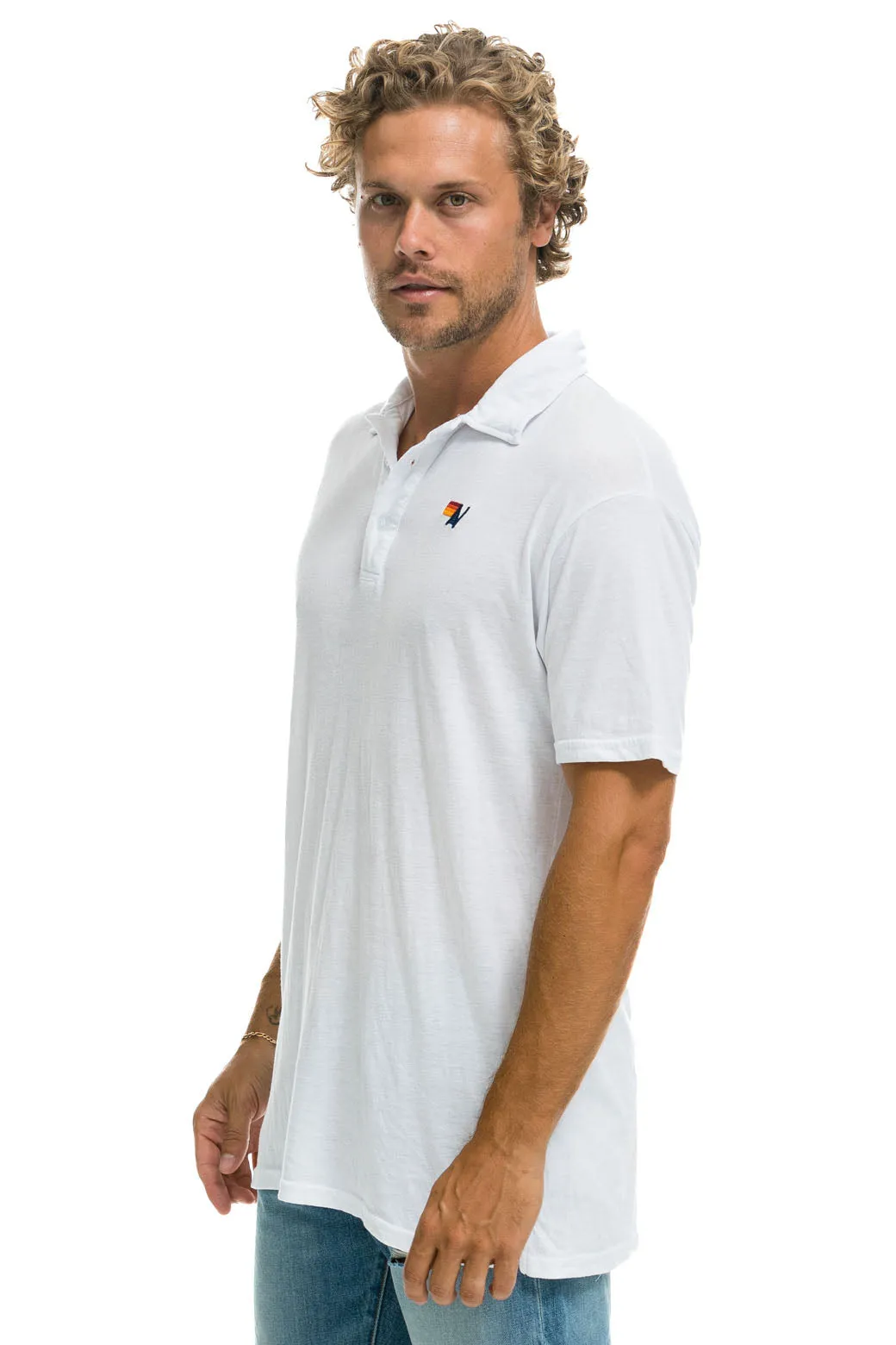 AVIATOR NATION POLO - WHITE