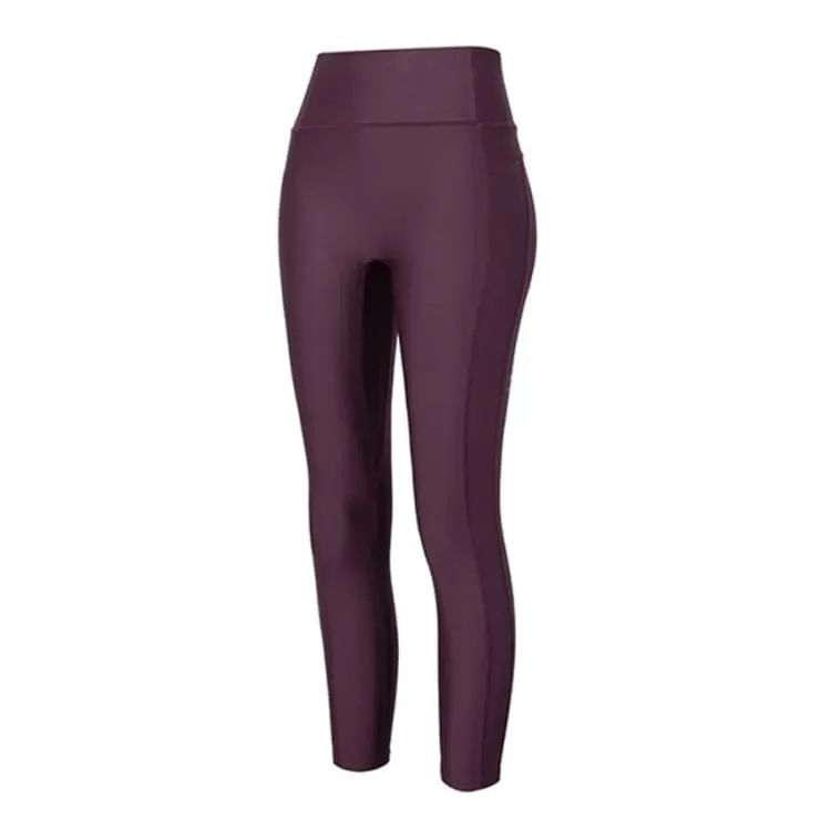 Barrel Fit Womens Tension Leggings-WINE