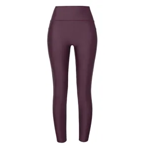 Barrel Fit Womens Tension Leggings-WINE