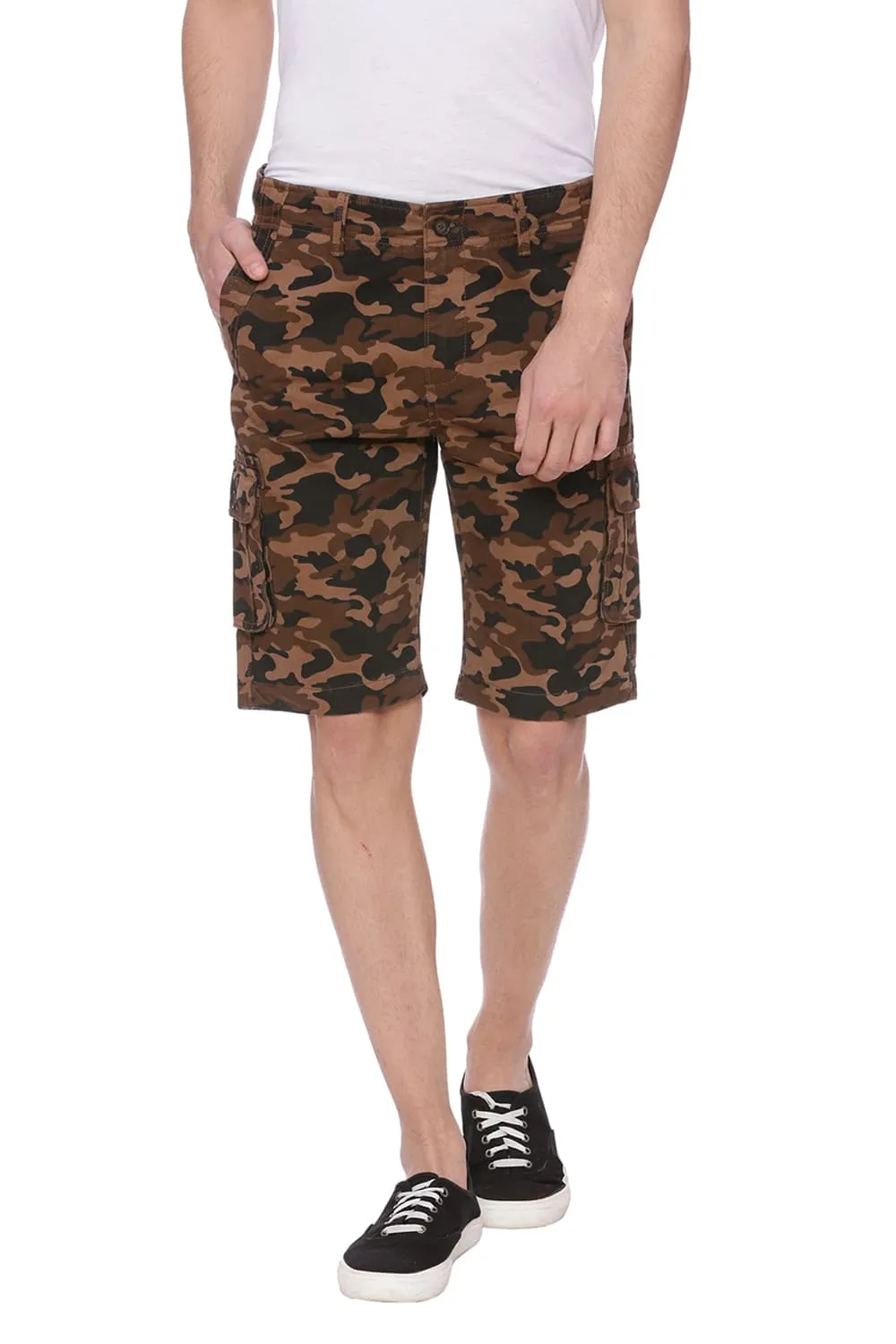 Basics Comfort Fit 6 Pocket Cargo Shorts