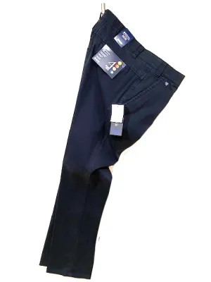 BRUHL® Catania 4-Seasons Summer Cotton Stretch Trousers/Marine Navy - New AW24