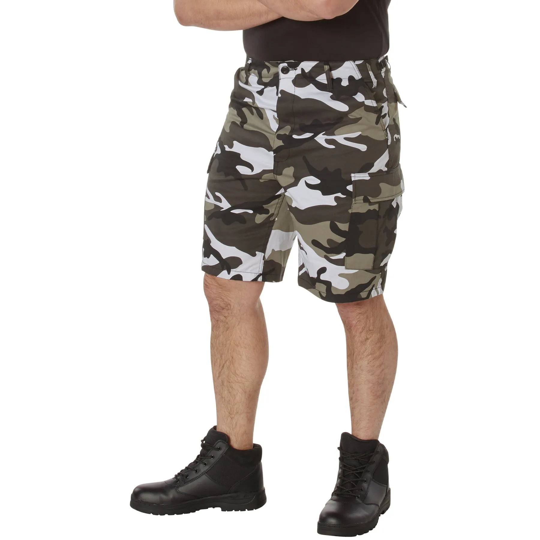 Camo BDU Shorts- City Camo- Poly/Cotton