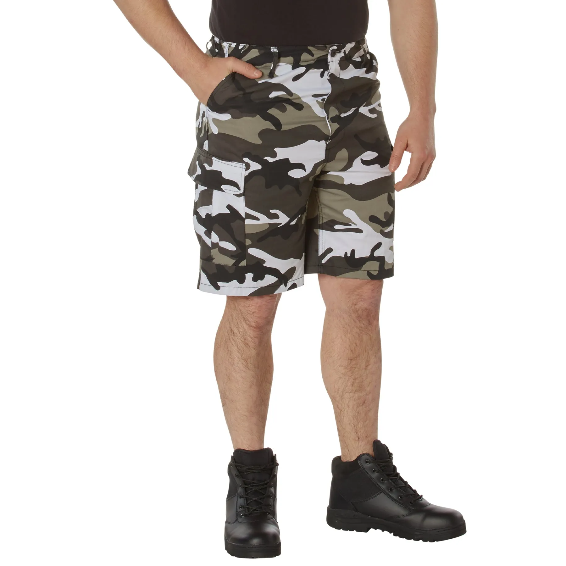 Camo BDU Shorts- City Camo- Poly/Cotton