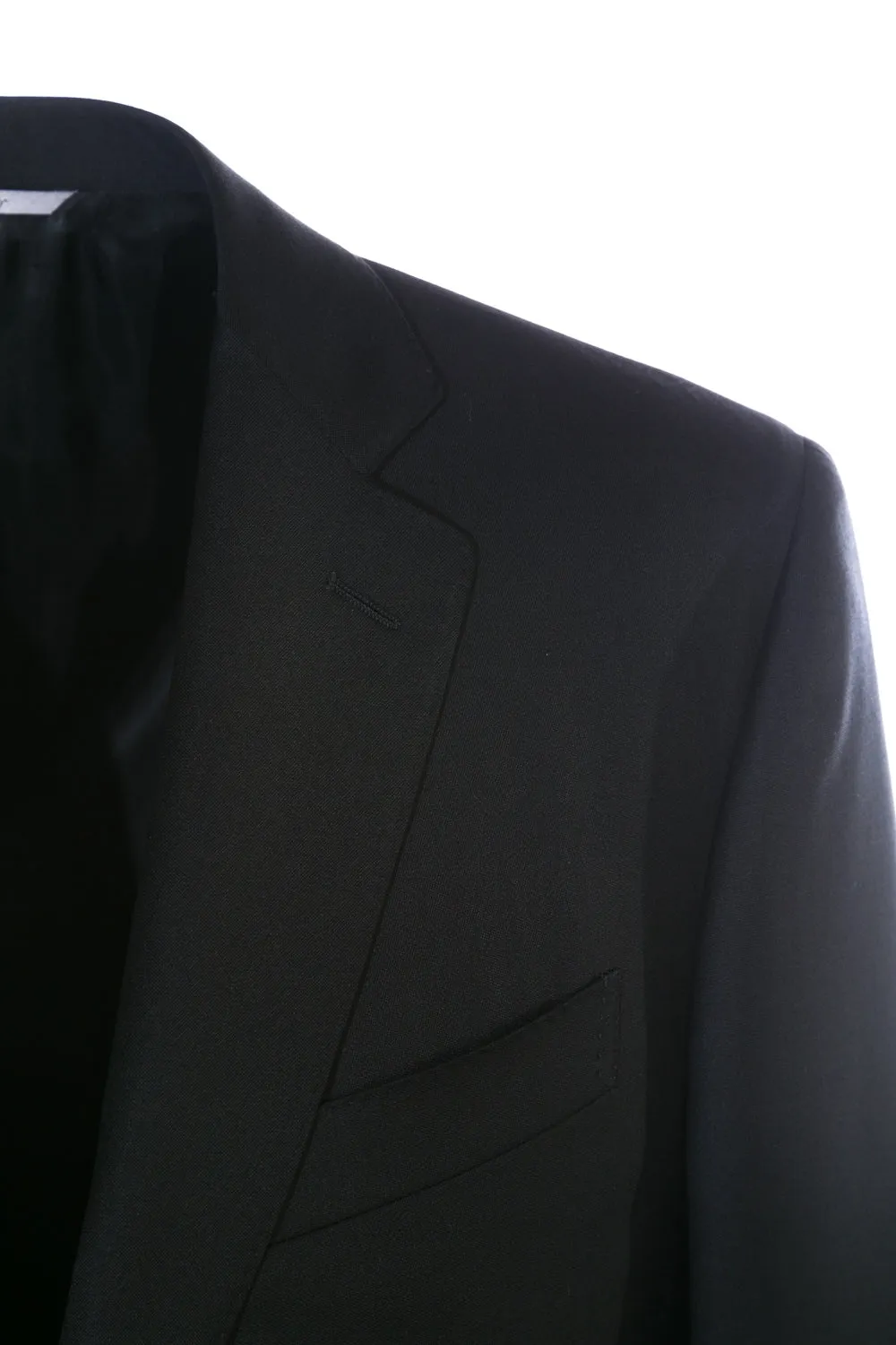 Canali Notch Lapel Suit in Black