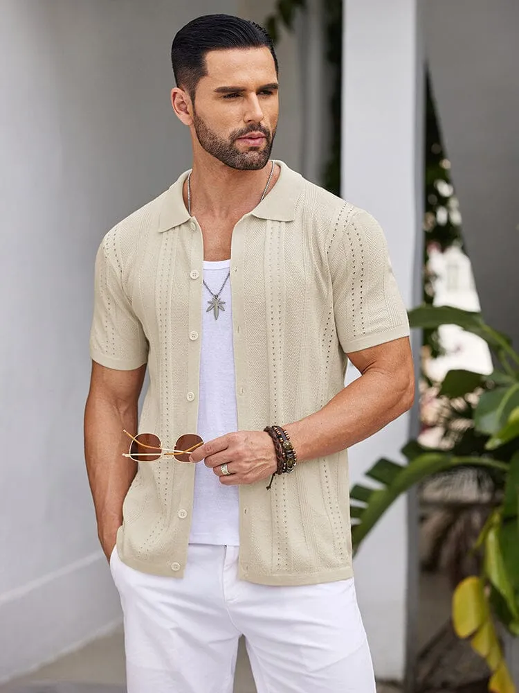 Casual Breathable Knit Beach Shirt (US Only)