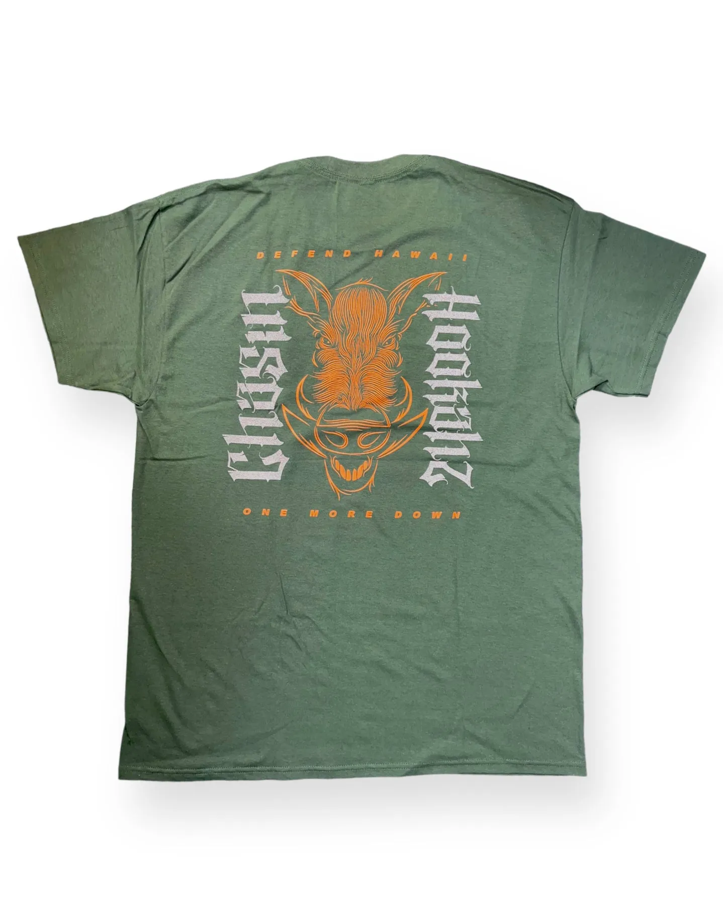 CHASIN' HOOKAHZ Military Green Tee