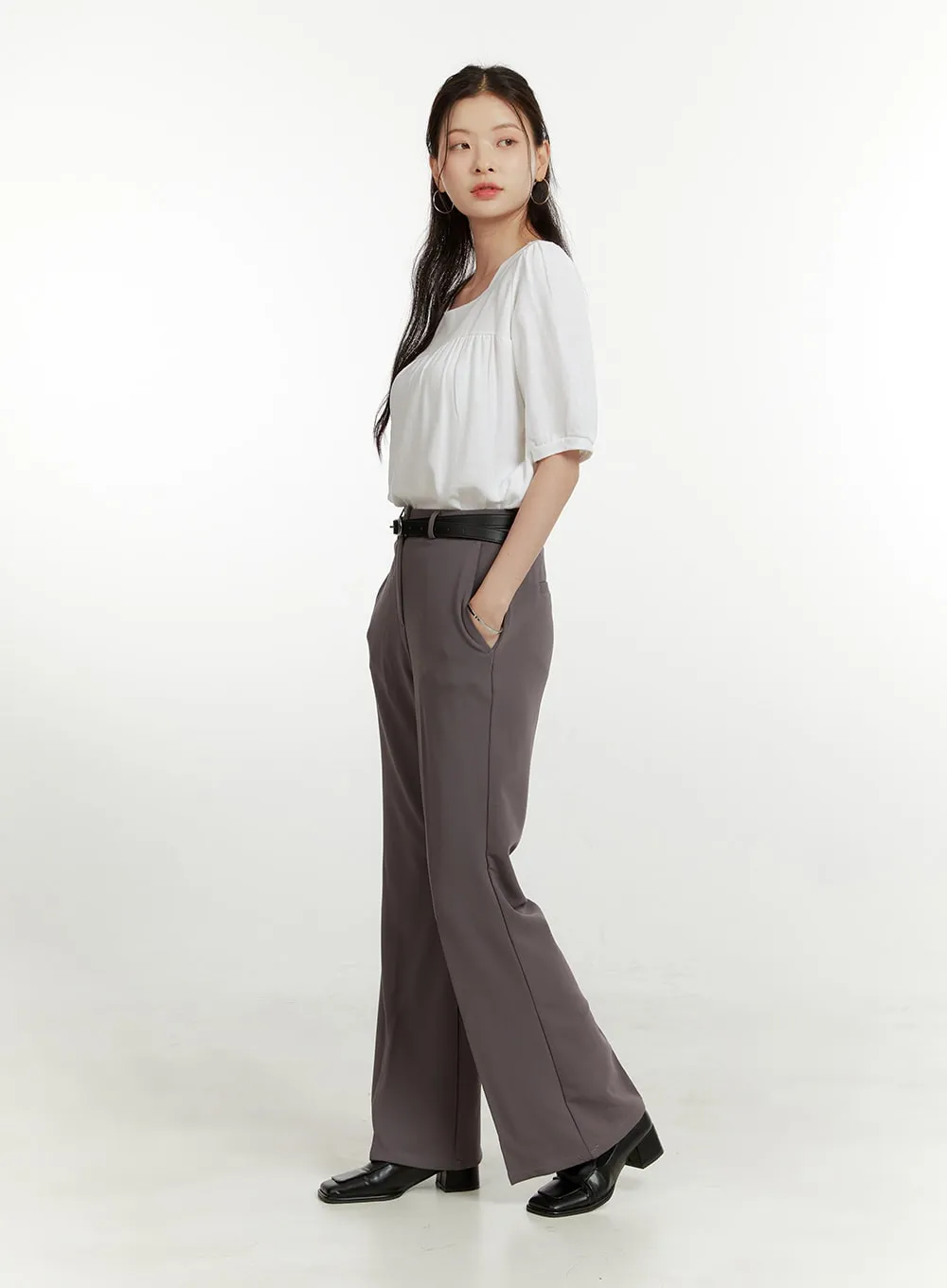 Classic Straight Fit Trousers OU419