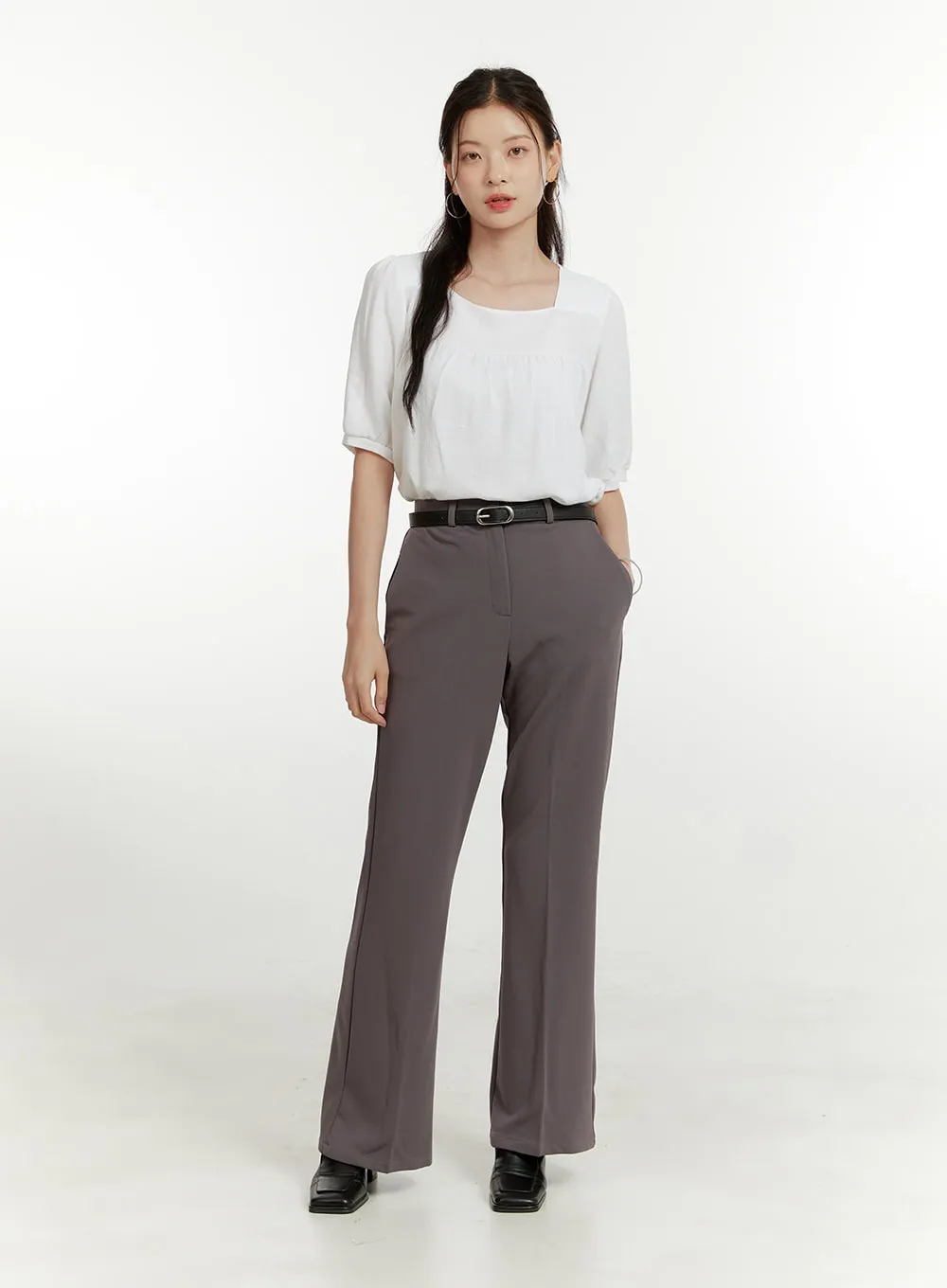 Classic Straight Fit Trousers OU419