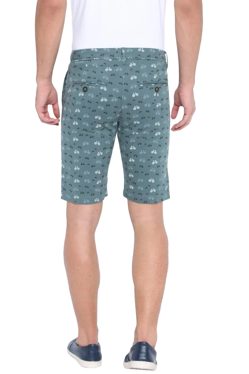 Comfort Fit Printed Cotton Shorts