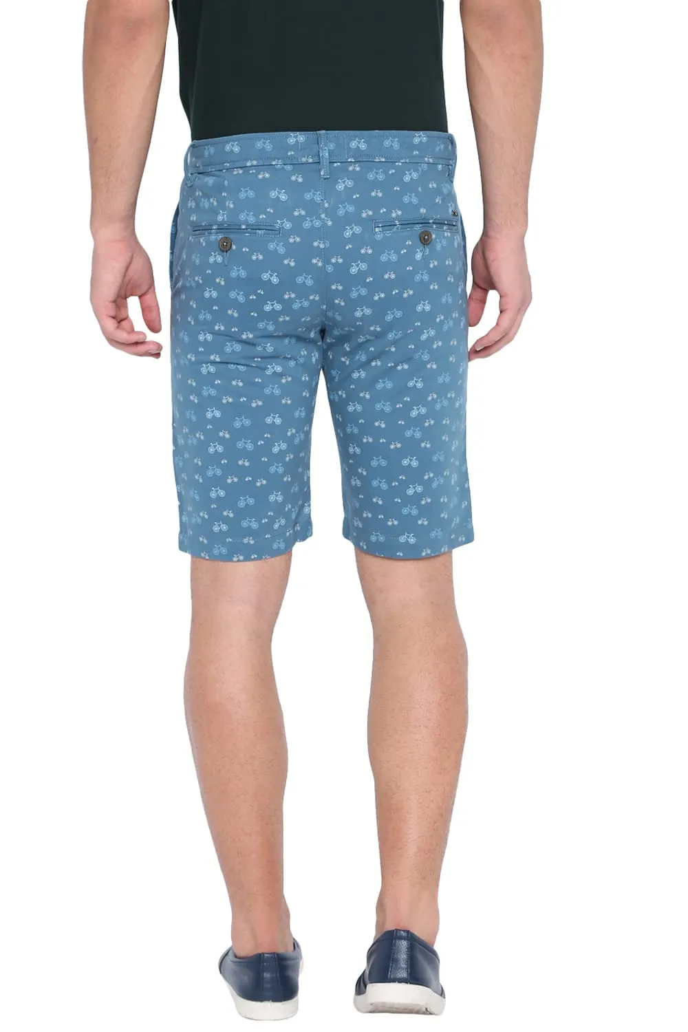 Comfort Fit Printed Cotton Shorts