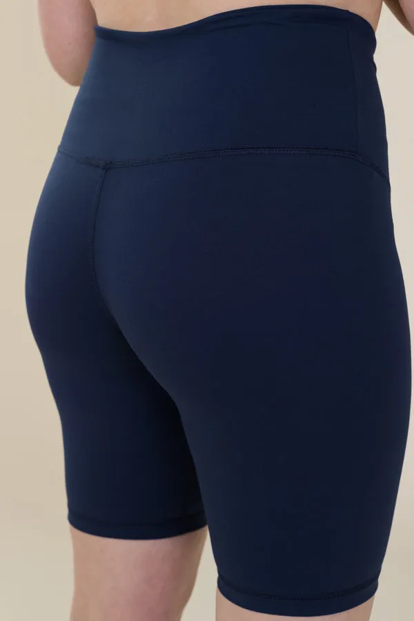 Comfort Max Navy Pocketless Cycling Leggings