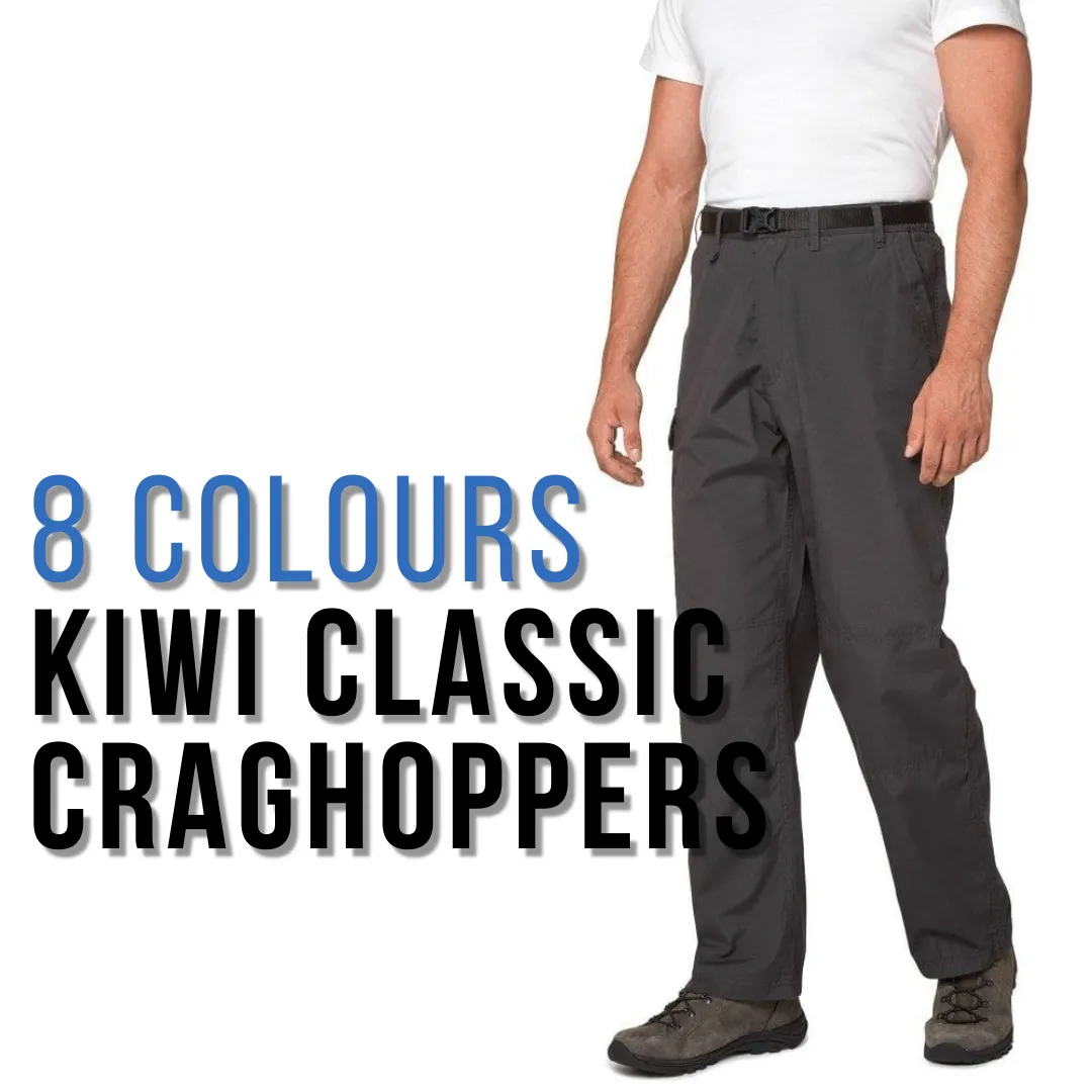 Craghoppers Mens Kiwi Classic Trousers Regular Leg