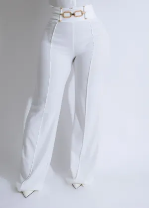 Crimson Radiance Pants White