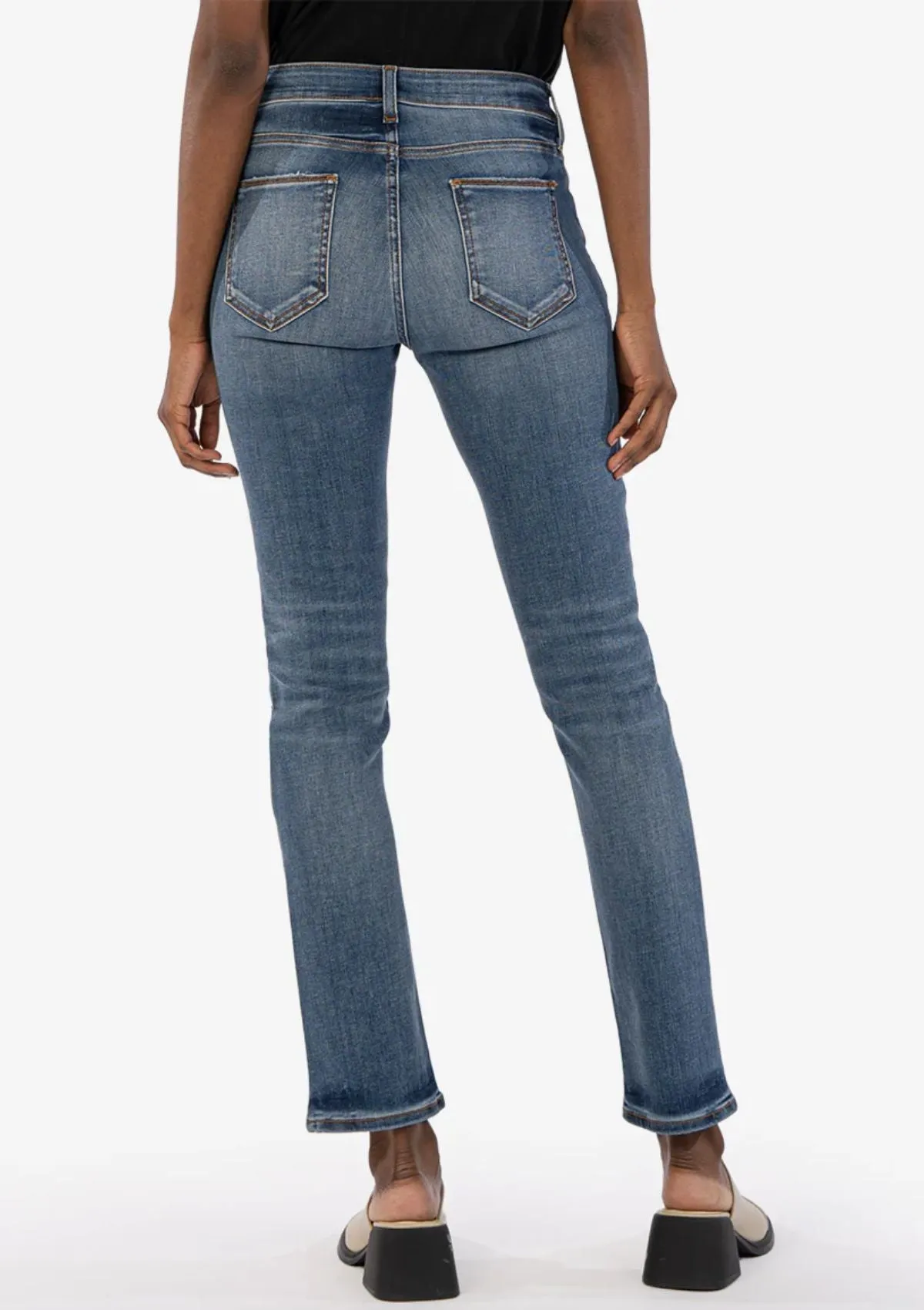 Elizabeth High Rise Fab Ab Straight Leg Jeans, Observe