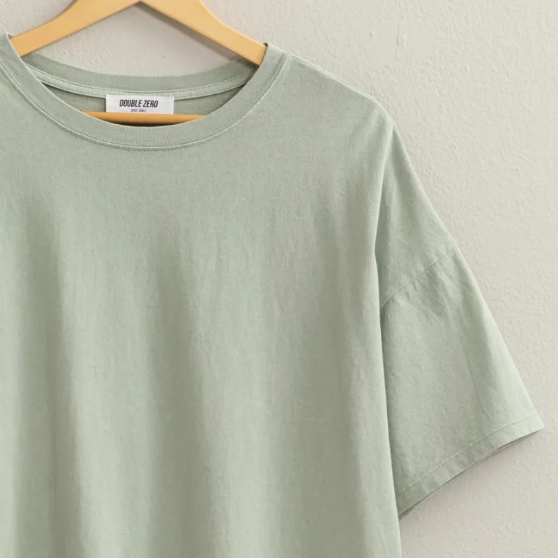 Everyday Simple Oversized Solid T-Shirt