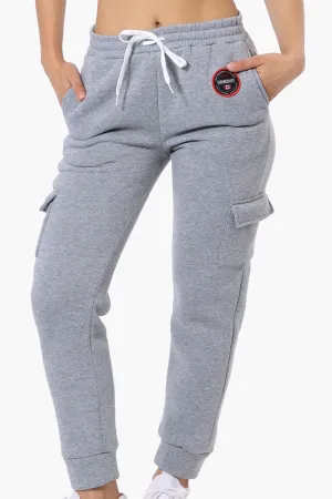 Fahrenheit Tie Waist Cargo Joggers - Grey