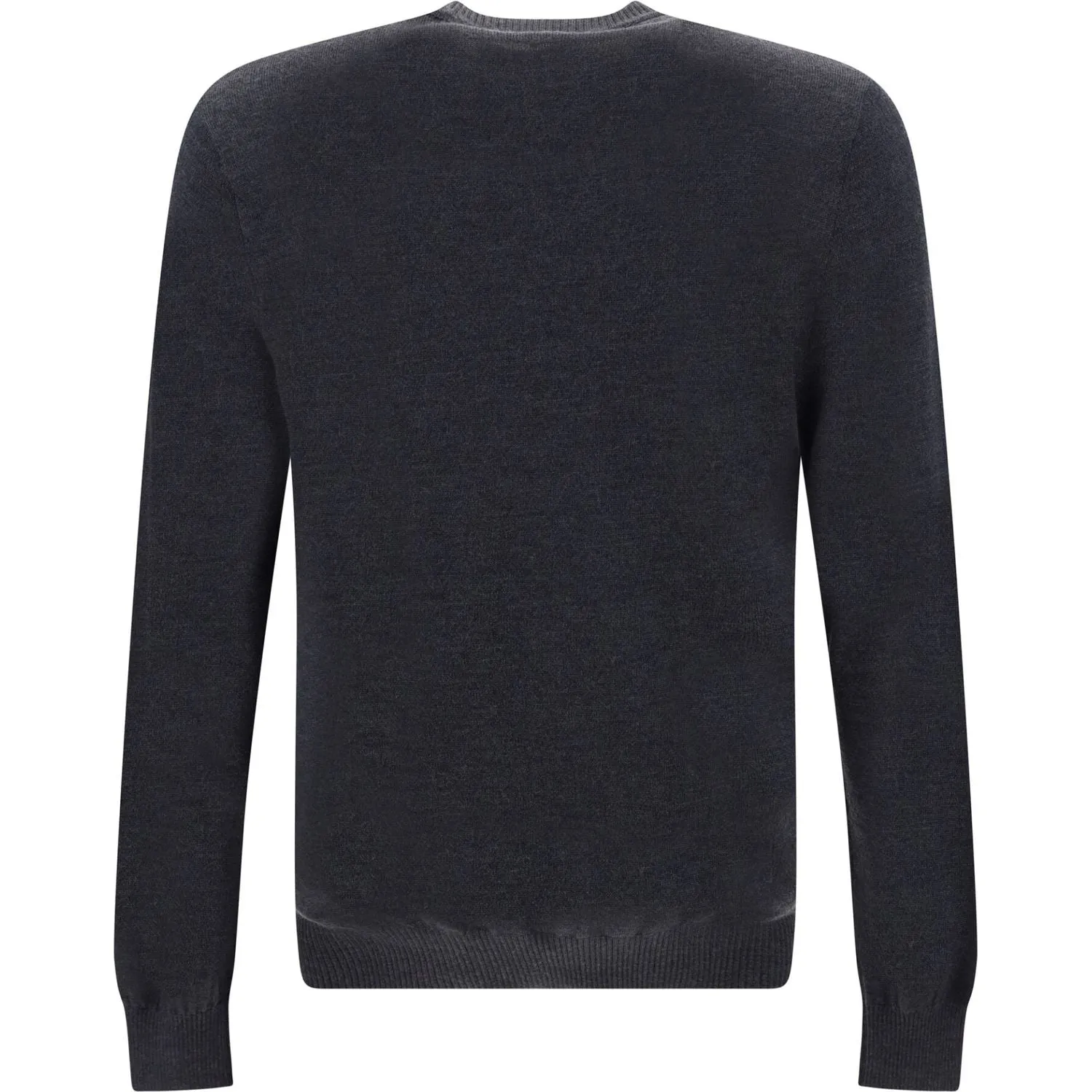 Fendi Chic Grey Wool Iconic Logo Sweater