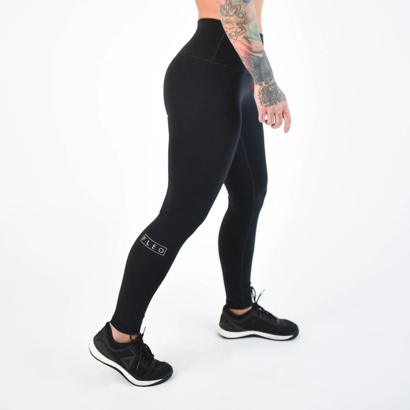 FLEO El Toro 25" Black Leggings (Silky Silk)