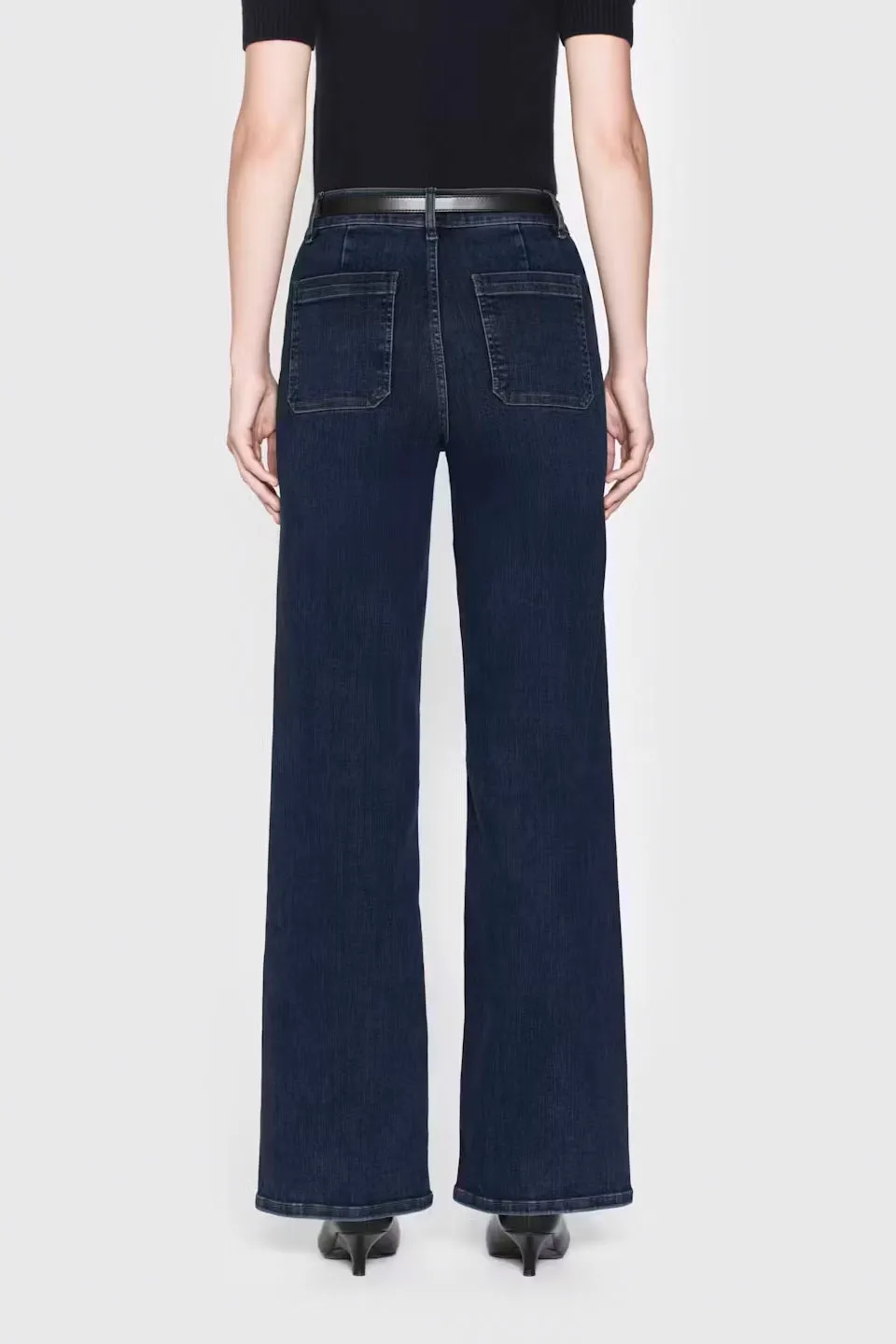 Frame Le Slim Palazzo Bardot Jeans