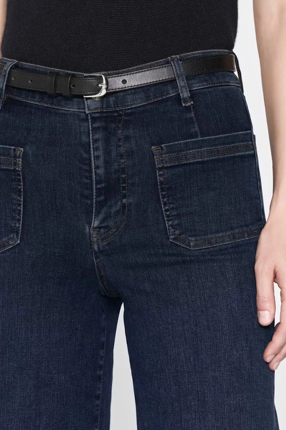 Frame Le Slim Palazzo Bardot Jeans