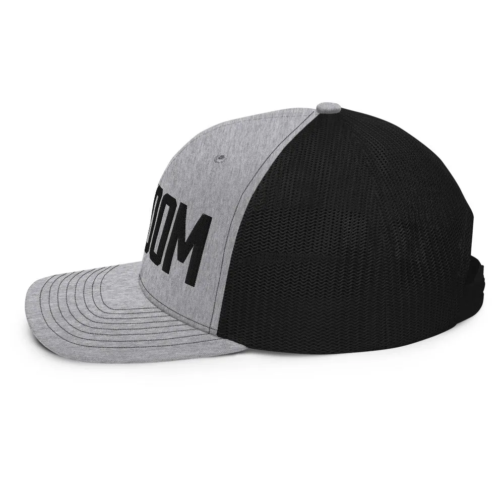 Freedom Heather Grey Trucker Cap