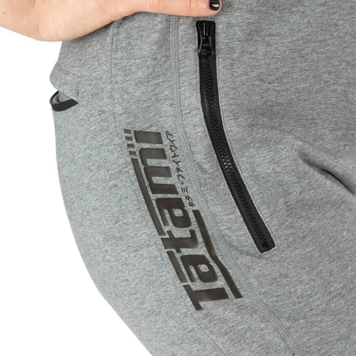 Grey/Black Tatami Ladies Logo Joggers