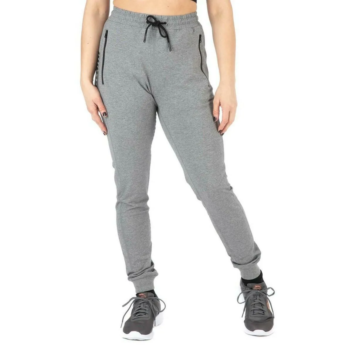 Grey/Black Tatami Ladies Logo Joggers