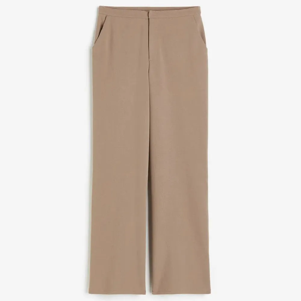 H&M Creped Jersey trousers, beige