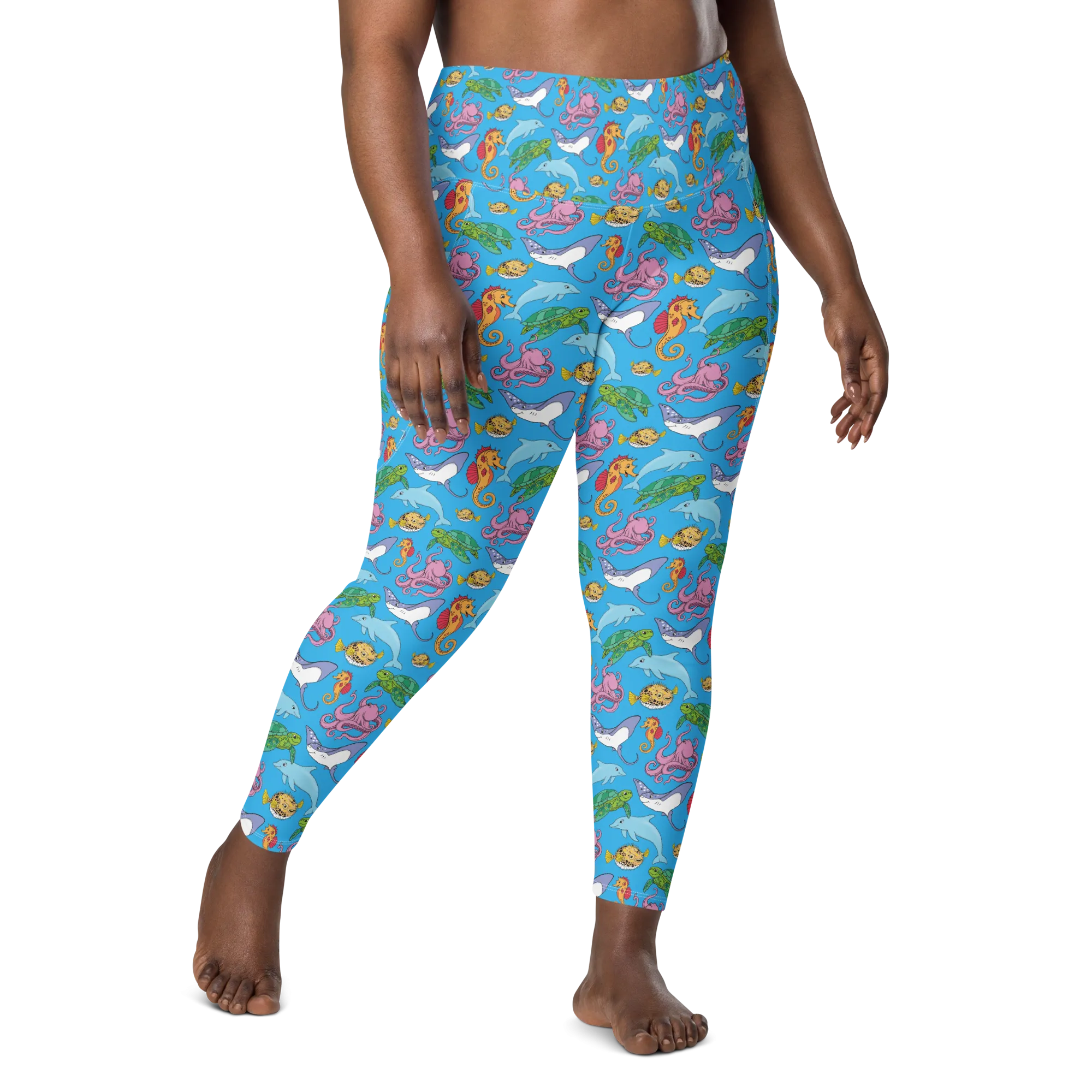 Happiest Ocean Pocket Leggings (XS - 6X)