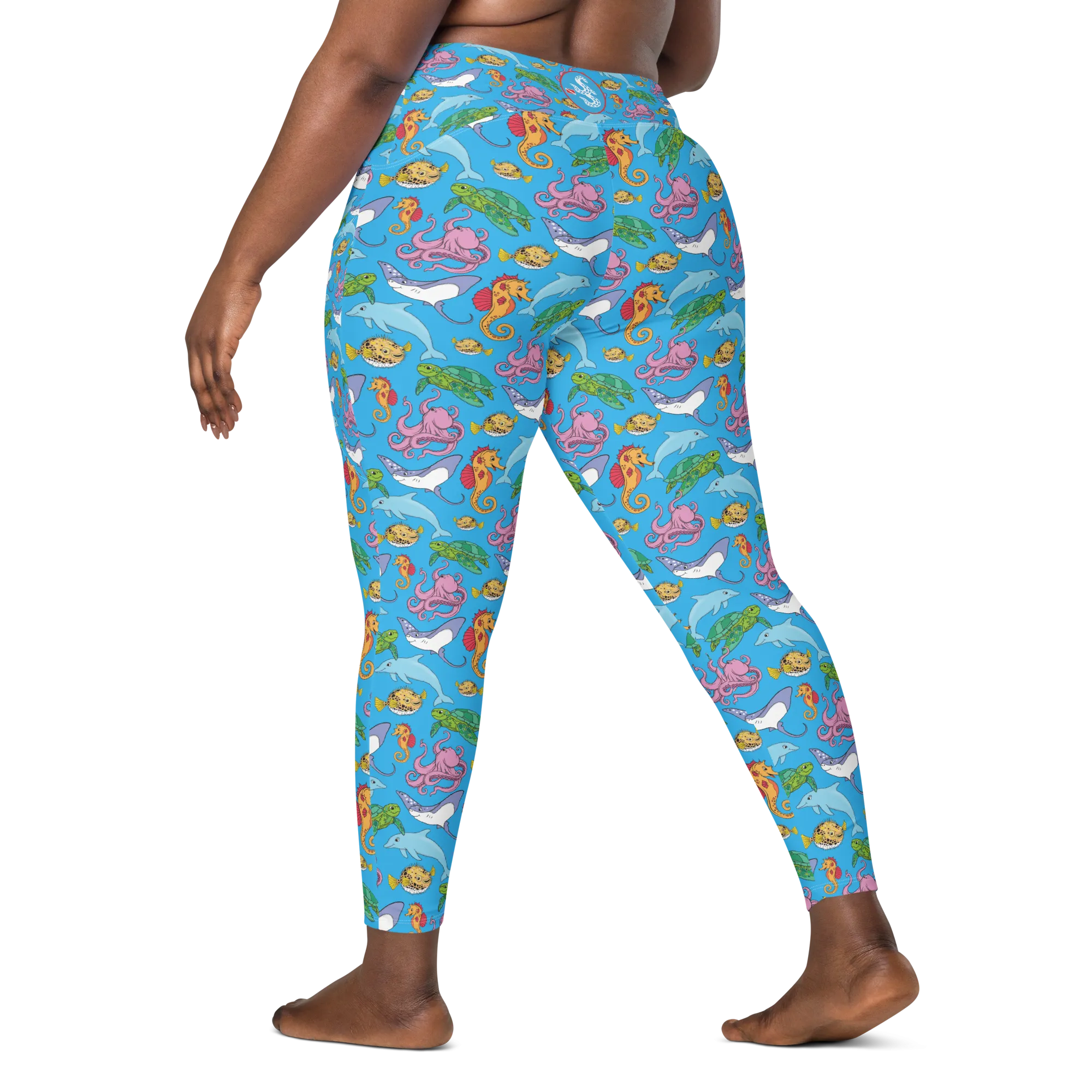 Happiest Ocean Pocket Leggings (XS - 6X)