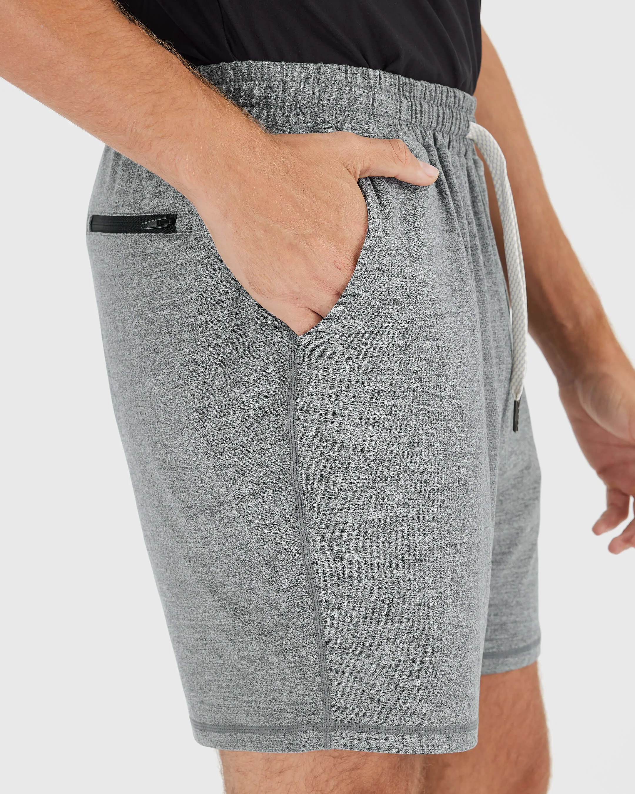 Heather Gray Active Comfort Shorts