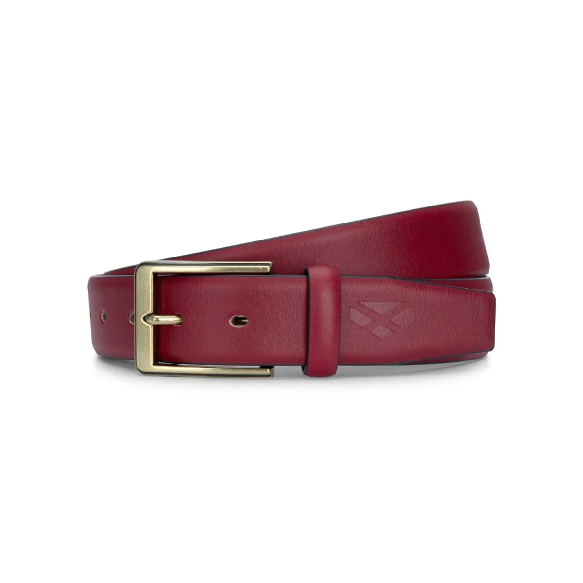 Hoggs of Fife Feather Edge Leather 35mm Belt