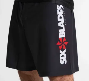 Kids Six Blades Performance Comfort Shorts Black