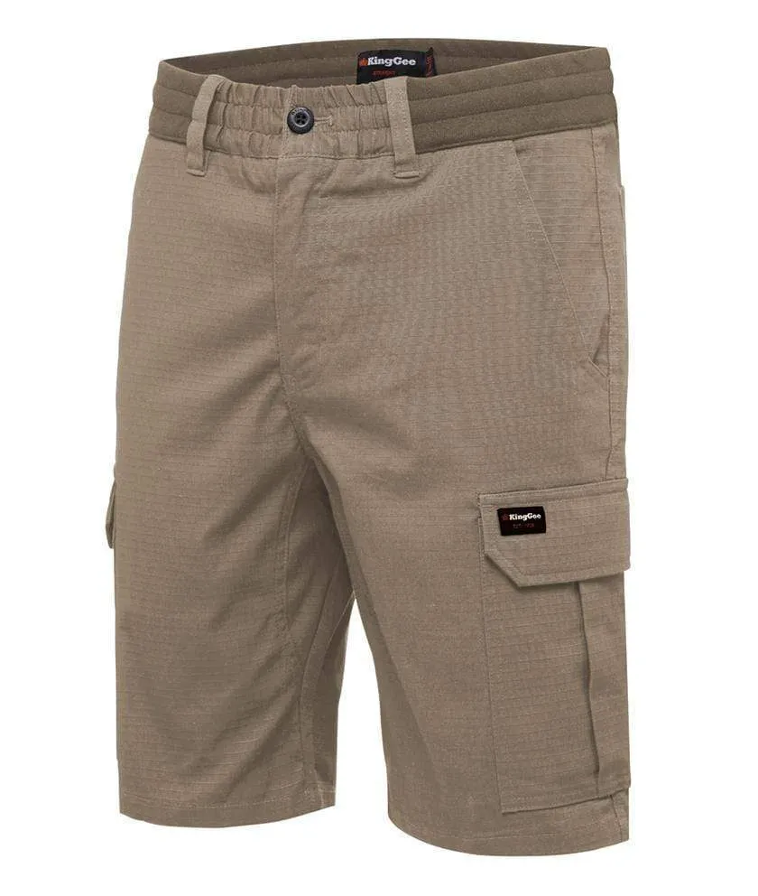 KingGee Rib Comfort Waist Short K17007