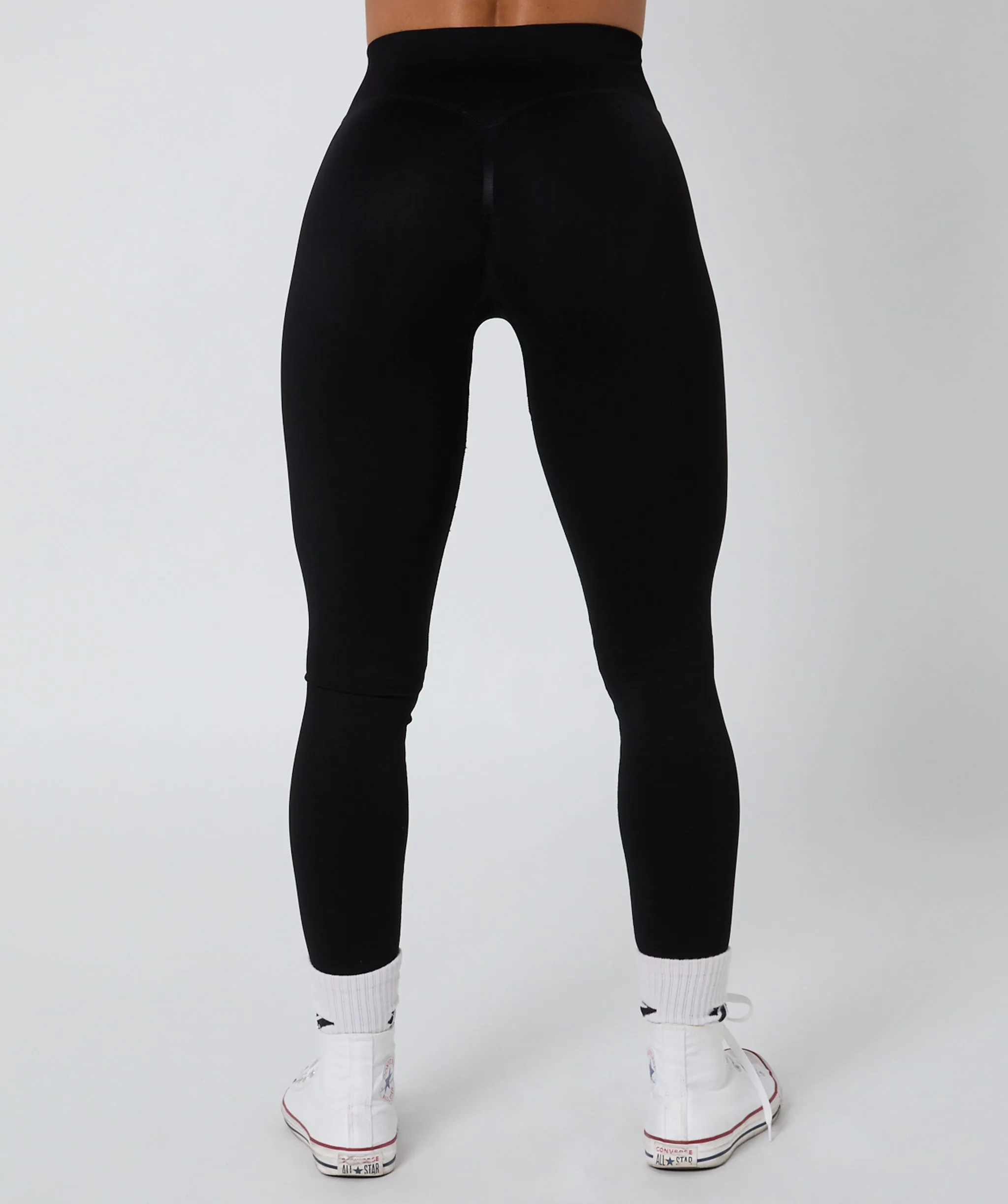 Luscious Seamless Full Length Leggings Black