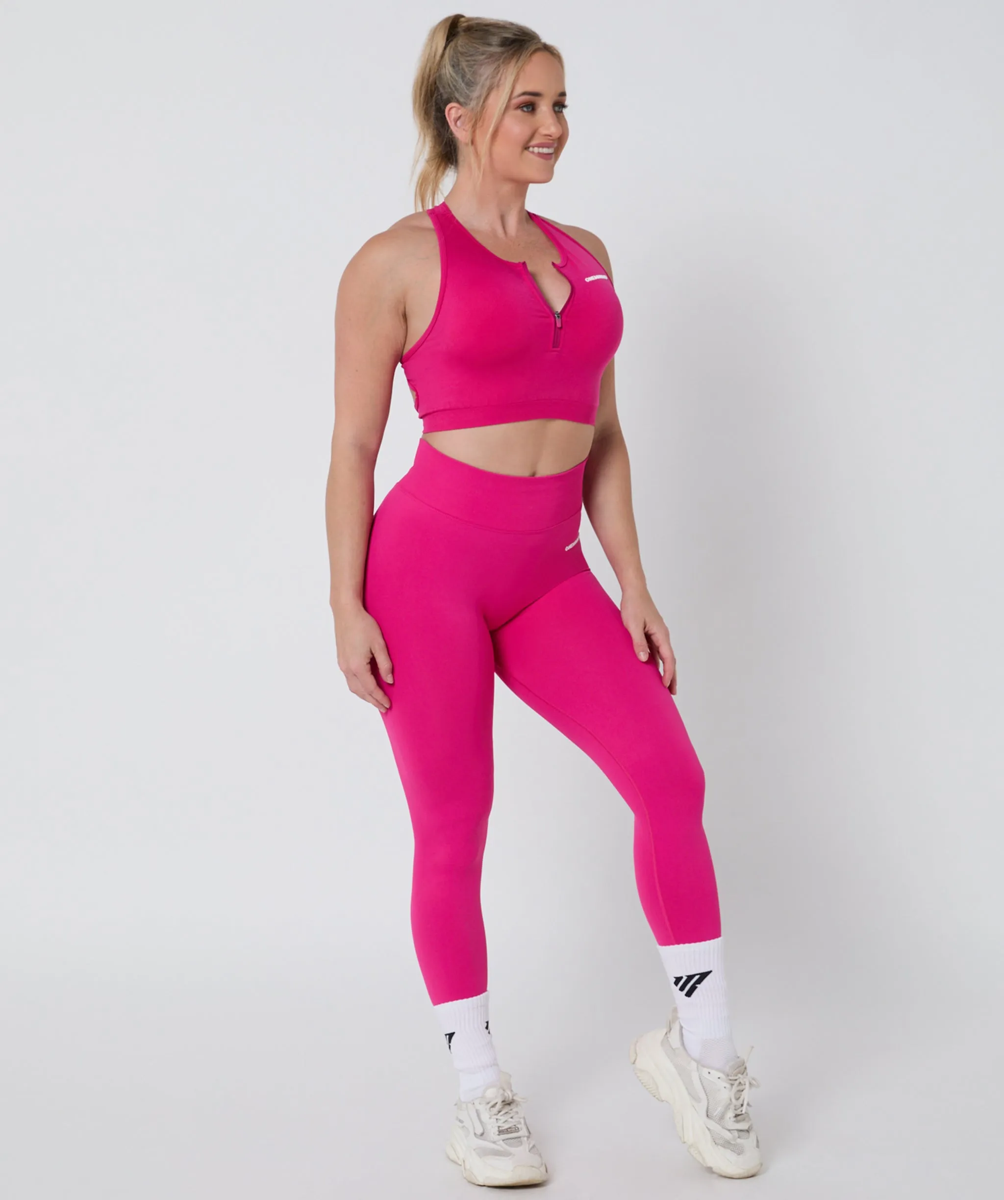 Luscious Seamless Full Length Leggings Magenta