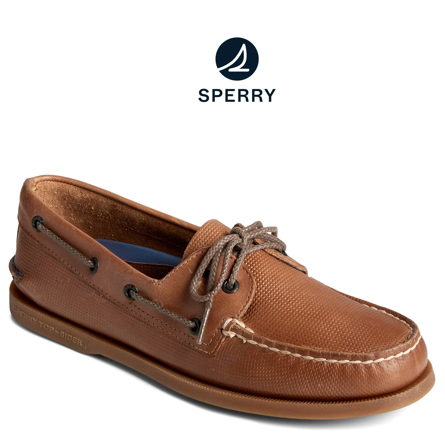 Men's  Authentic Original™ Deboss Boat Shoe Tan (STS25567)