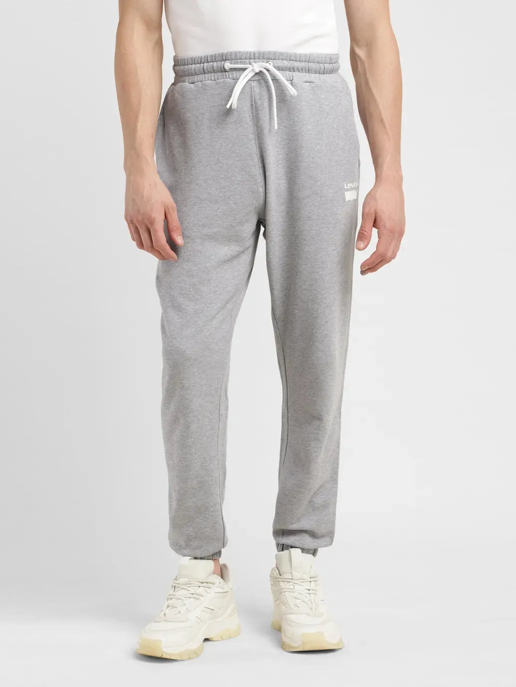 Men's Grey Regular Fit Joggers