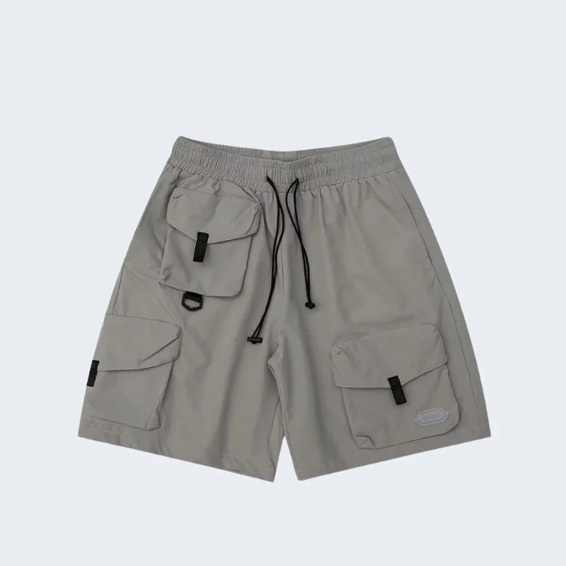 Multi Pocket Cargo Shorts