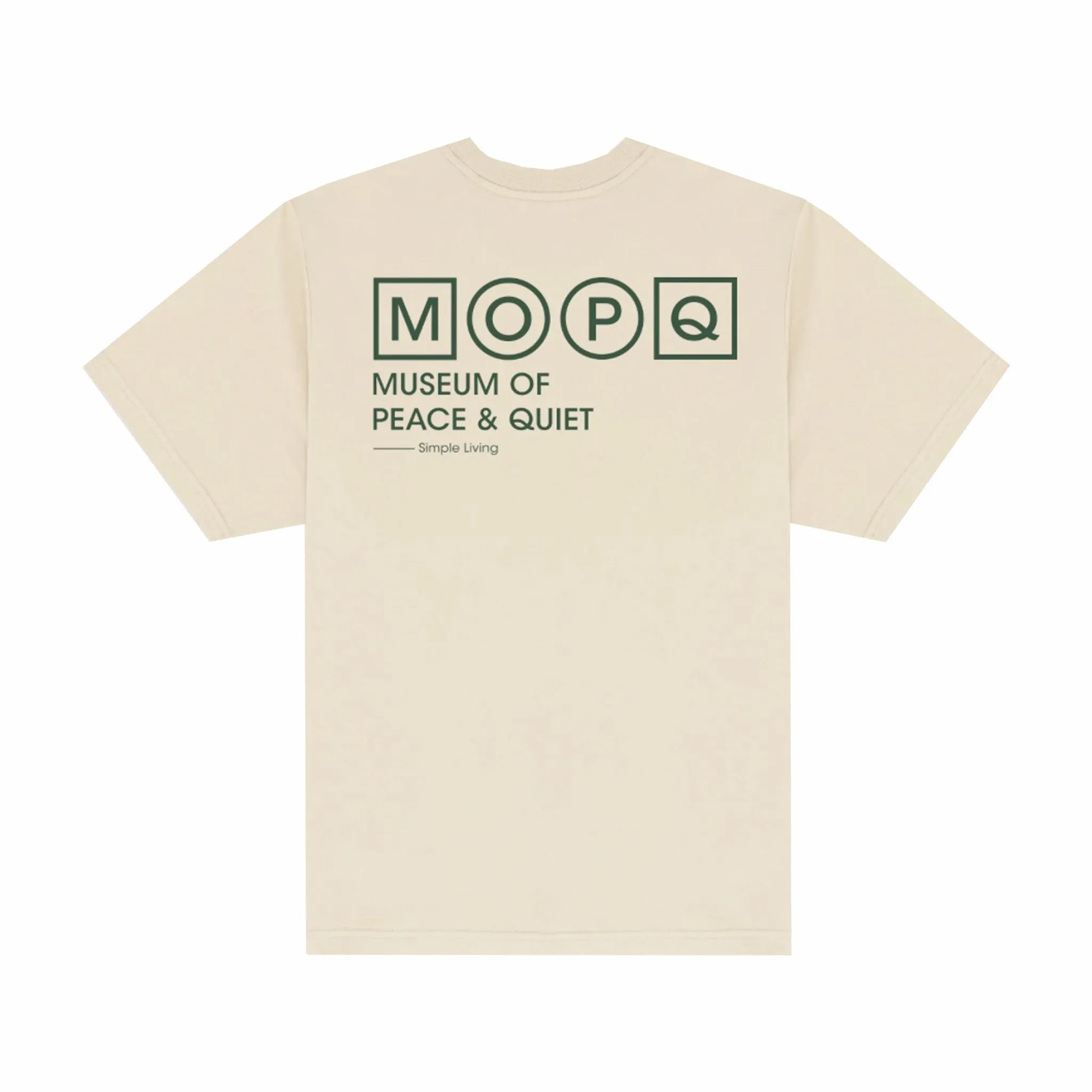 Museum of Peace and Quiet Simple Living T-Shirt (Bone)