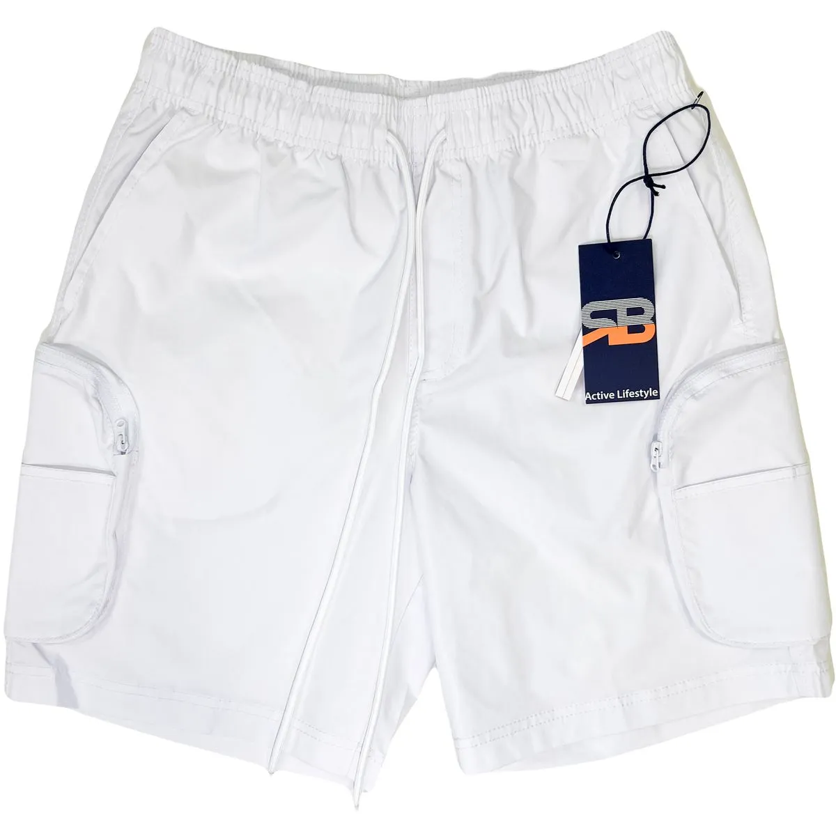 Nylon Active Cargo Shorts