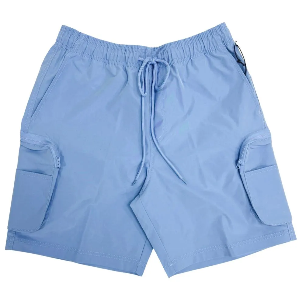 Nylon Active Cargo Shorts