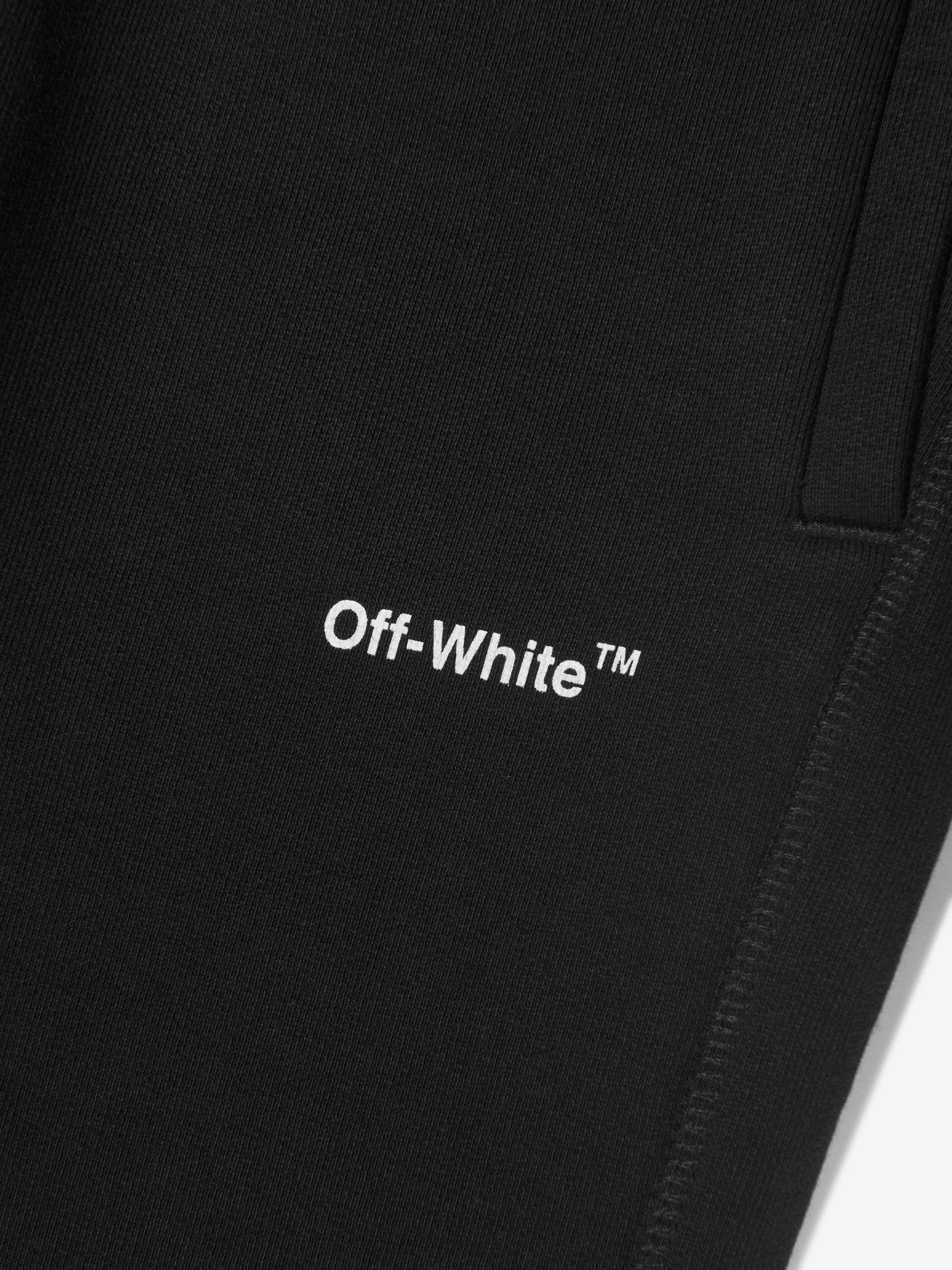 Off-White Boys Logo Industrial Joggers in Black