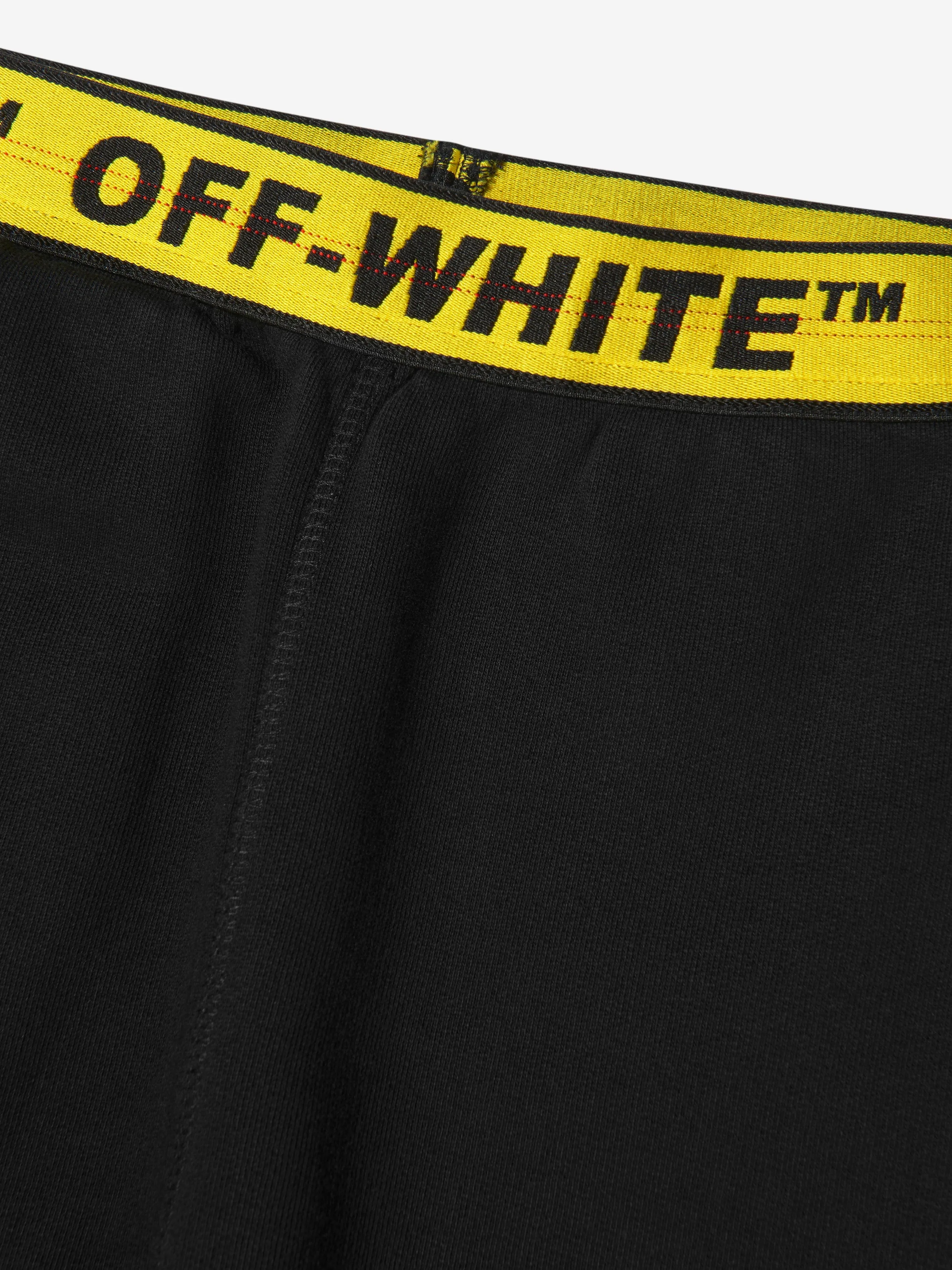 Off-White Boys Logo Industrial Joggers in Black