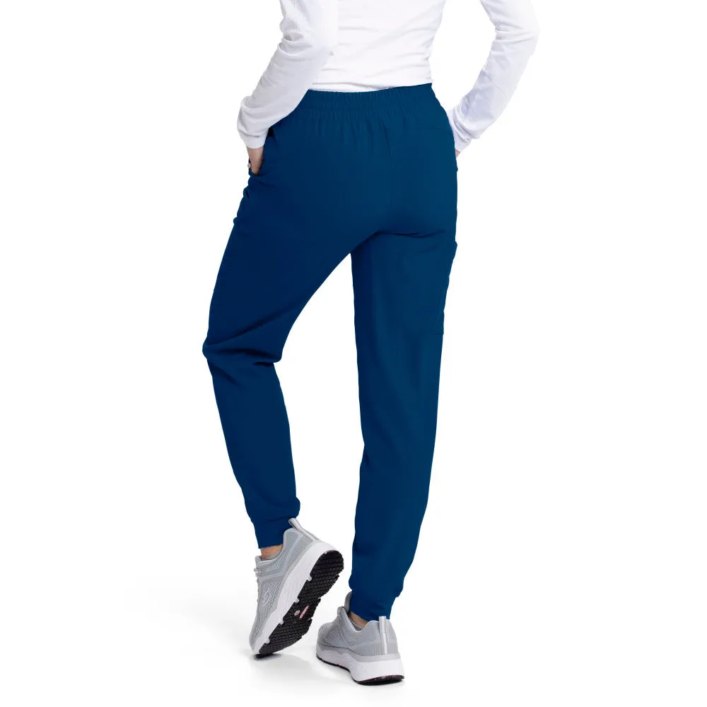 Petite Theory 4-Pocket Mid-Rise Jogger Scrub Pant