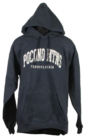 Pocono Mountain Simple Design Hooded Sweatshirt