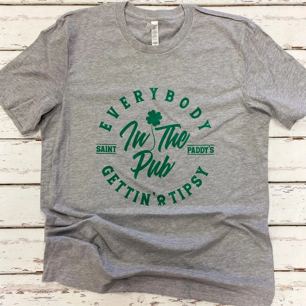 "Everybody in the Pub" Short Sleeved Shirt