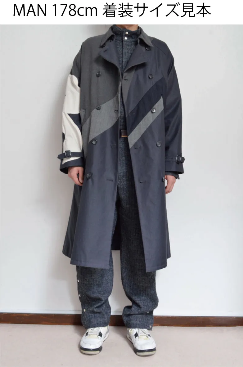 SLACKS UNE UNE TRENCH COAT/LONG_01